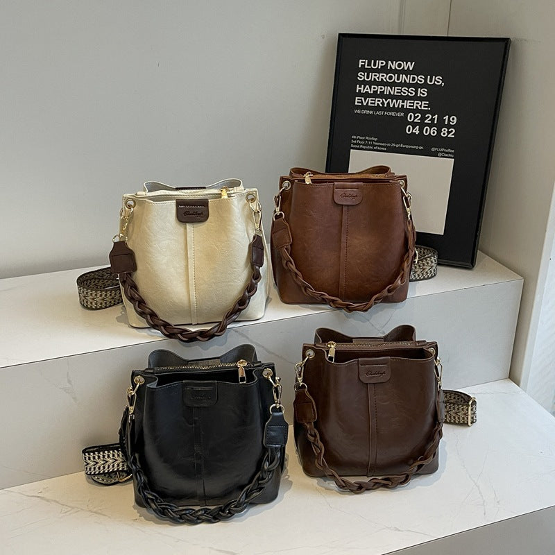 Ny Højkvalitets Crossbody Taske En Niche Chic Skuldertaske