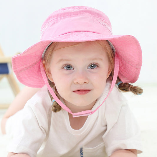 Children's Outdoor Sunscreen Breathable Bucket Hat