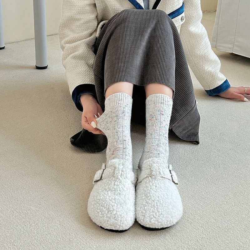 Stylish Personalized Womens Mid-calf Wool Socks