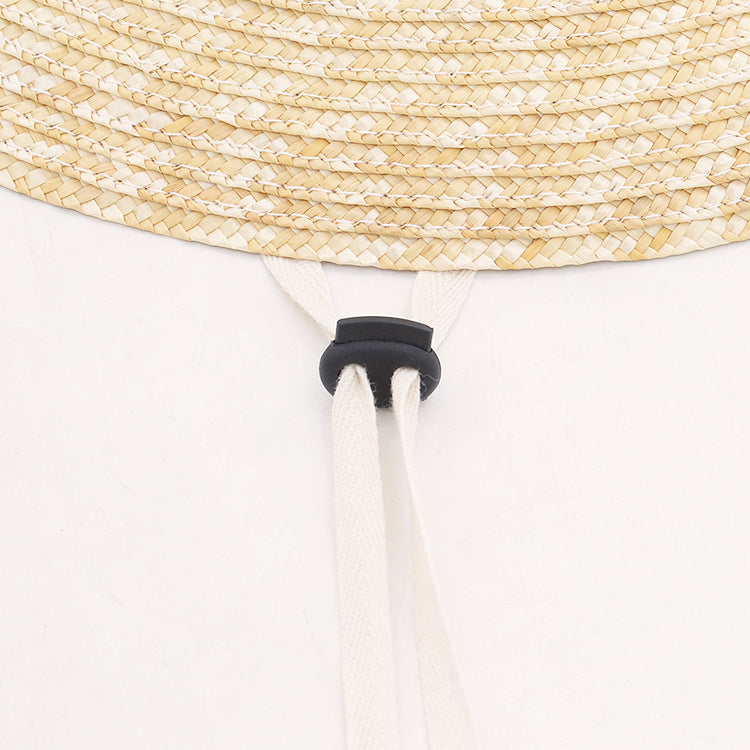 Summer Straw Hat With Straw