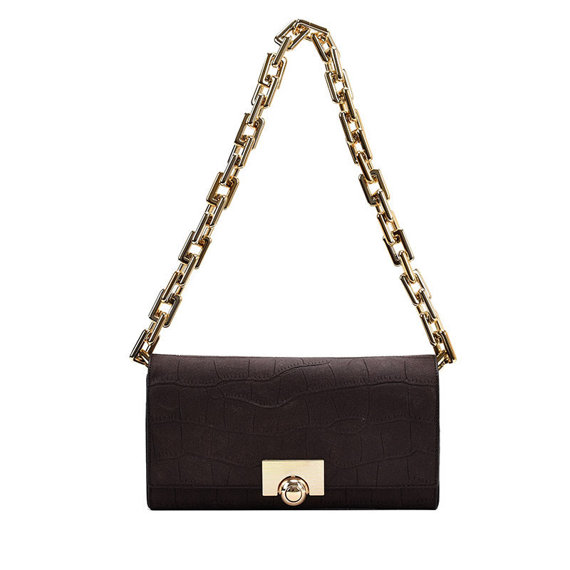 The New Thick Chain Underarm Bag Is Simple