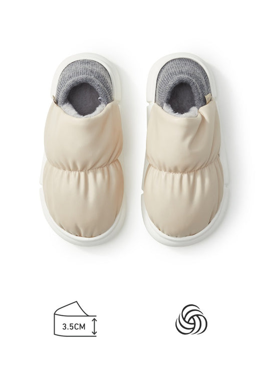 Thicken Warm Confinement Shoes Plush Slippers
