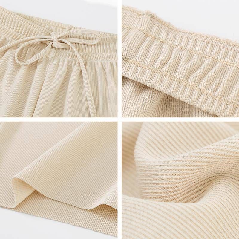 Women's Summer High Waist Loose Drooping Straight Casual Pants