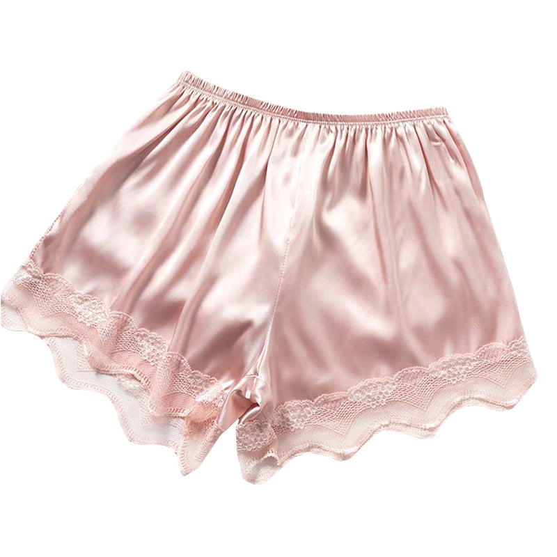 Sikkerheds-dame is-silke sømløse blonder løse shorts til ydre brug