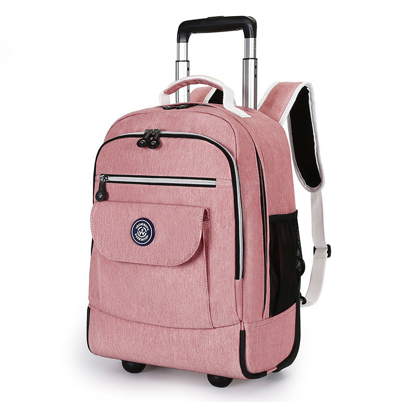 Ultra-light Back Pull Dual-purpose Trolley Backpack