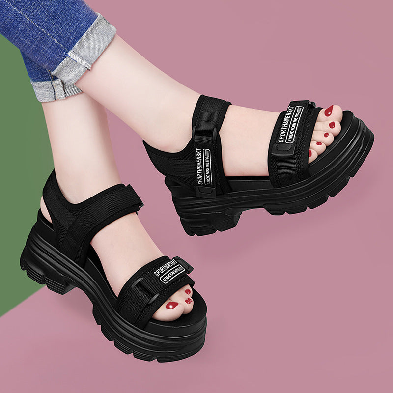 Sports Sandals Women's New Style Beach Shoes Velcro Women's Shoes