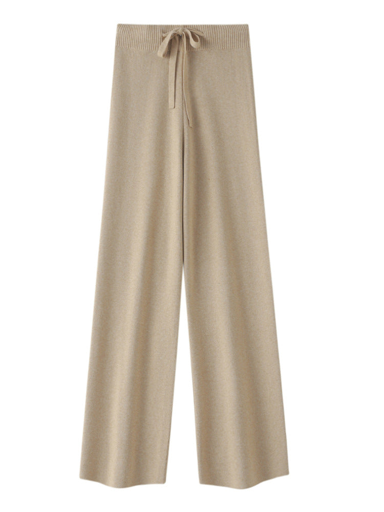 Womens Fashionable Casual Soft Knit Pants