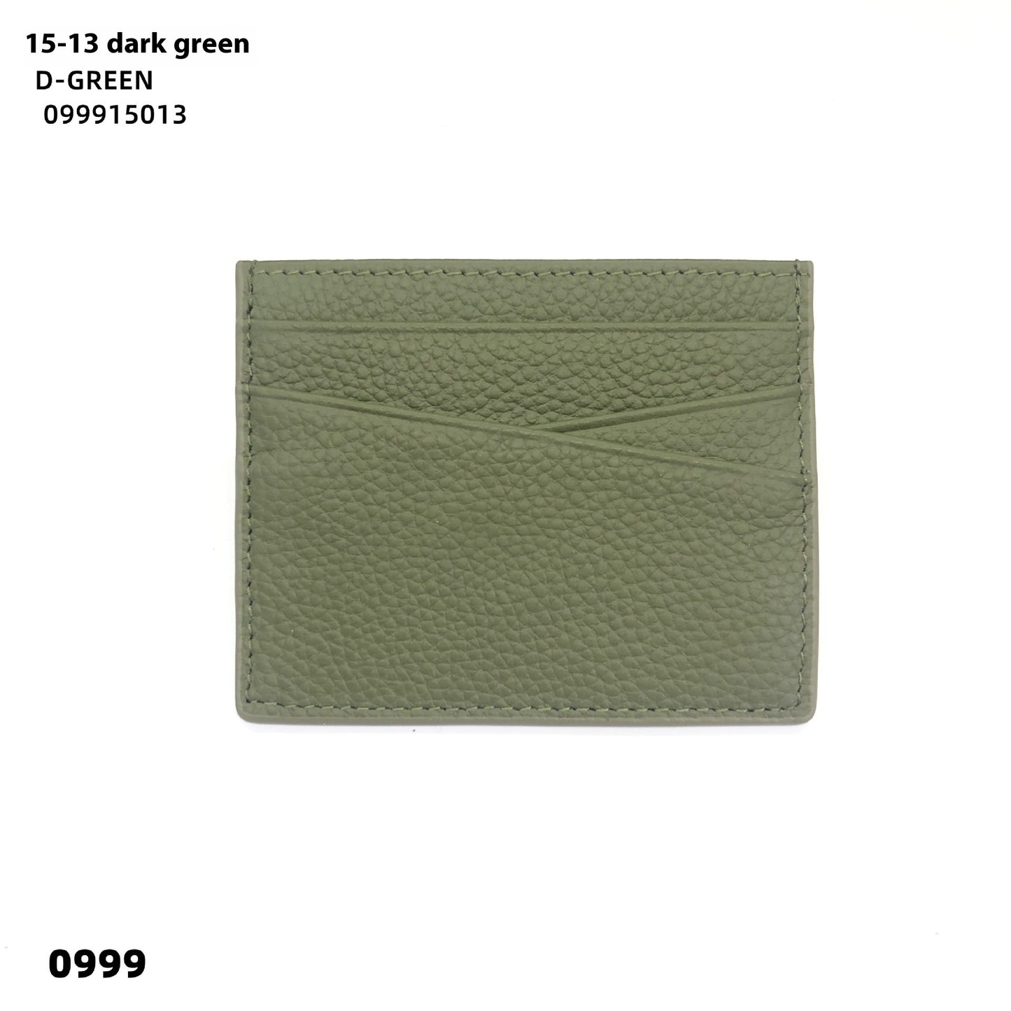 Leather Oil Edge Oblique Thin Bank Card Holder Soft Cowhide Document Package