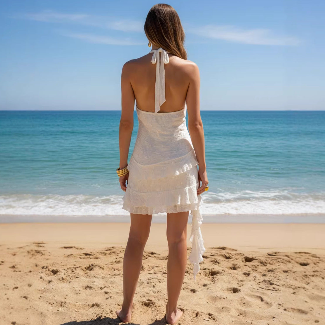 Women's Sexy Fashionable Slim-fit Figure-flattering Knitted Dress