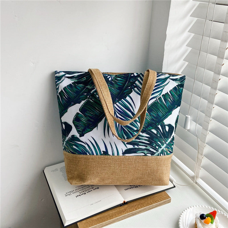 Women's Canvas Handbag Casual Simple Shoulder