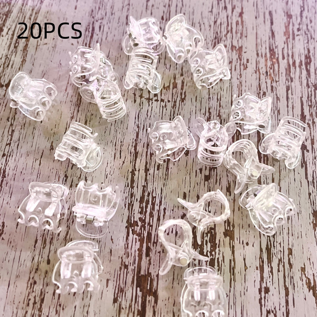 Solid Color Mini Grab Hair Clip Accessories
