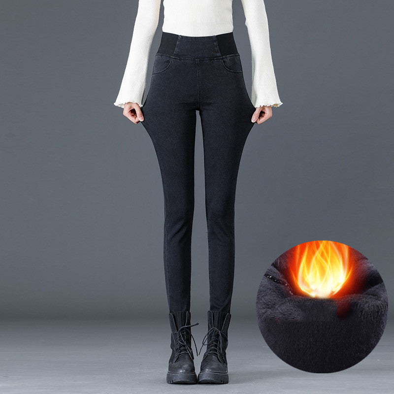 Wear Slim Pencil Pants With Abdomen And Feet