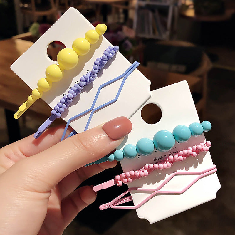 Color Painted Pearl Clip