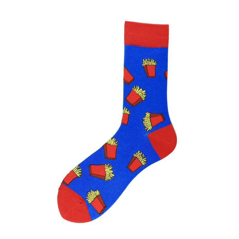 Creative and Versatile Food Cotton Tube Socks