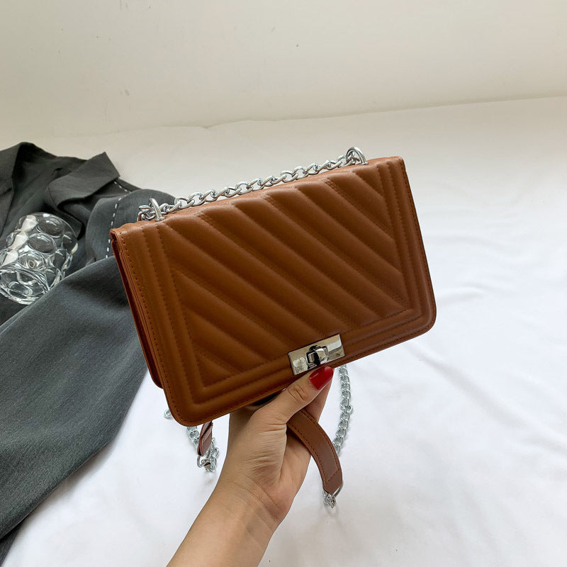 Chain Trend Small Square Bag Casual Minimalist Shoulder Bag