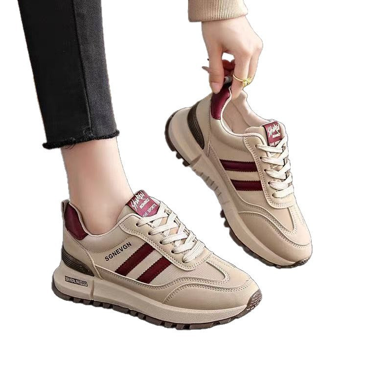 Womens Versatile Lightweight Soft-soled Non-slip Shock-absorbing Athletic Shoes