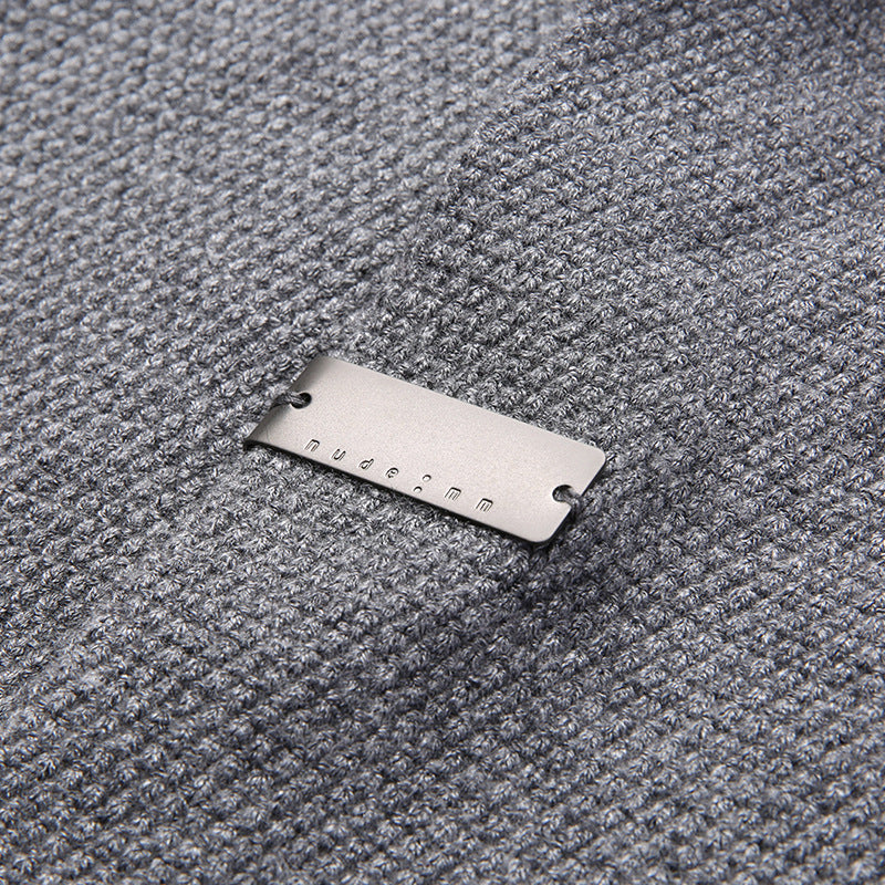 Men's sweater coat slim fit