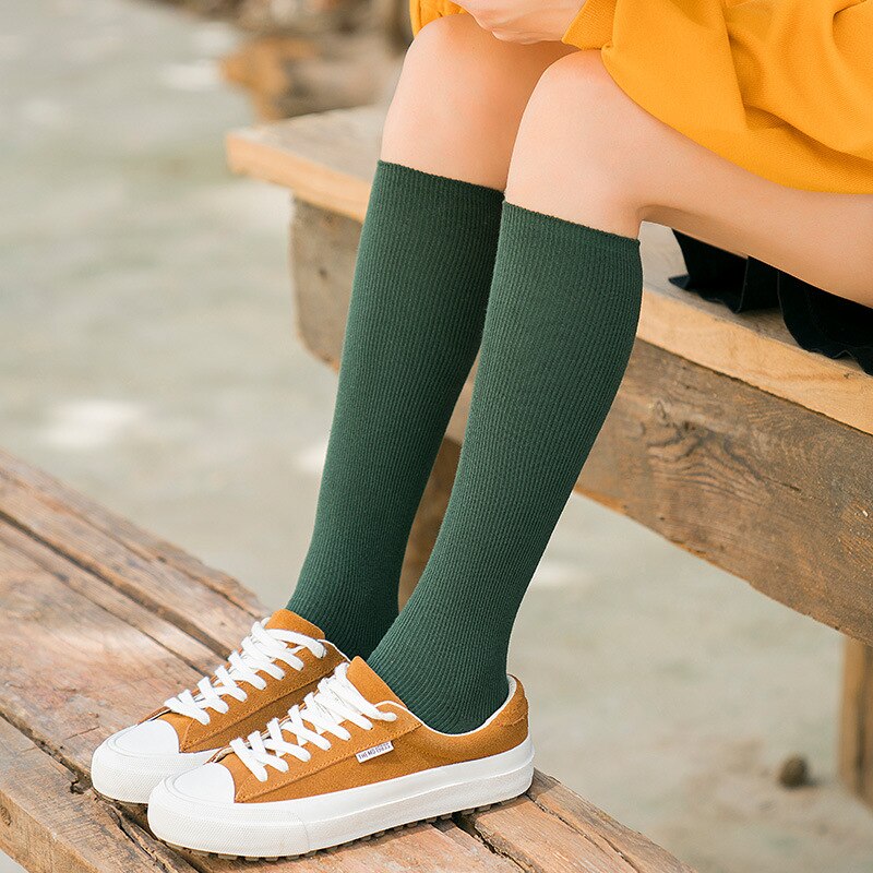South Korea Japanese jk middle tube knee-length street half-high tube ins trendy socks