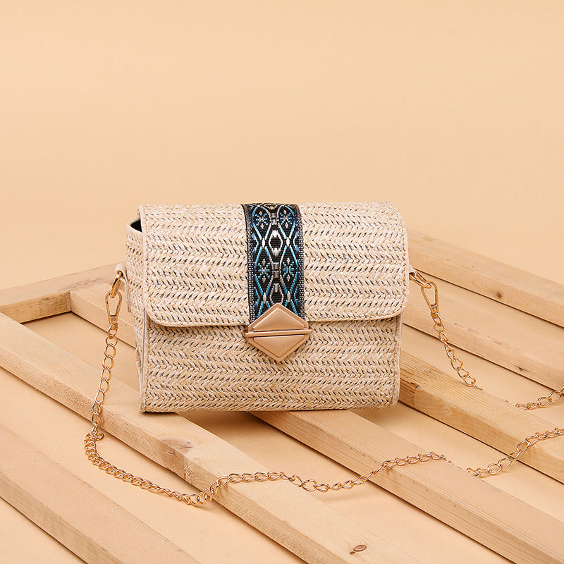 Fashionable wild simple casual girl chain bag