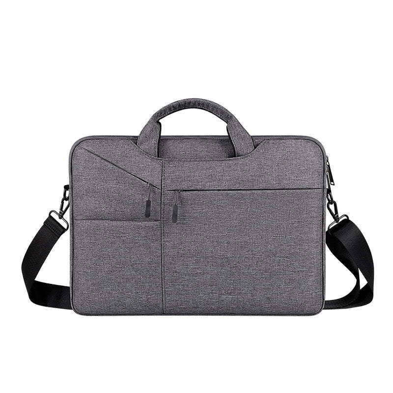 Oxford Cloth Solid Color One Shoulder Laptop Bag