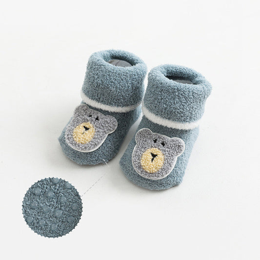 Non-slip Three-dimensional Cartoon Doll Baby Toddler Socks