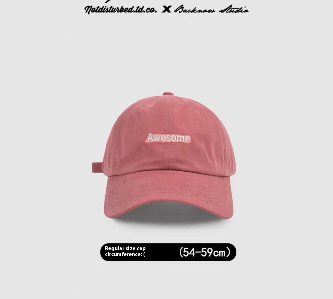 Color White Hat Female RaspberryBaseball Cap