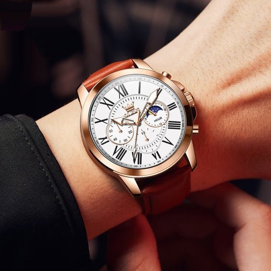 Multi-functional Sports Quartz Waterproof Men's Watch