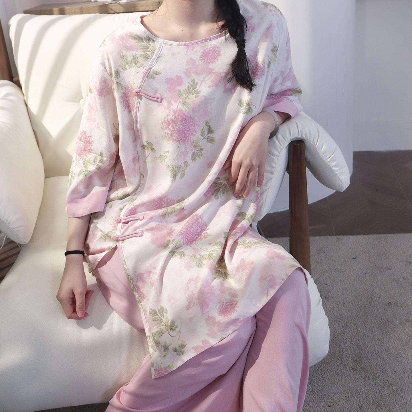 Can Be Worn Outside New National Style Poppin Pajamas Suit