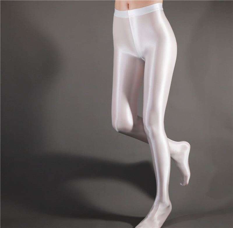 Glossy Luster Plus Crotch Rompers For Bottoming