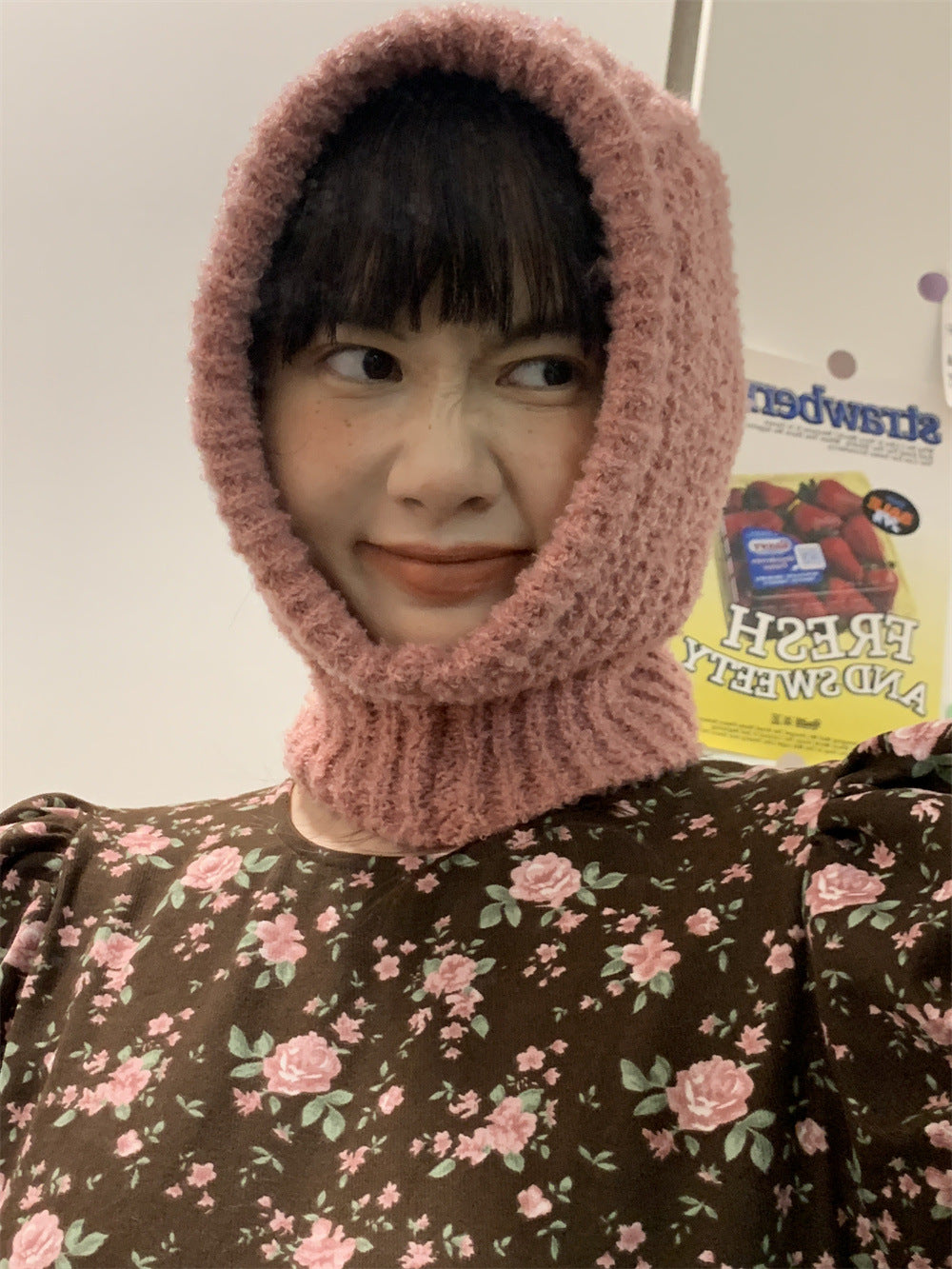 One-piece Bib Pullover Hat