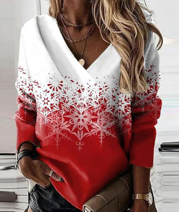 Casual Fashion Trends High Quality Color Matching Long Sleeve