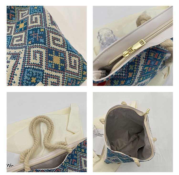 Women's Canvas One Shoulder Large Capacity Bag