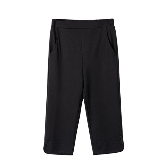 Summer Women's Thin Loose High Waist Casual Straight Pants