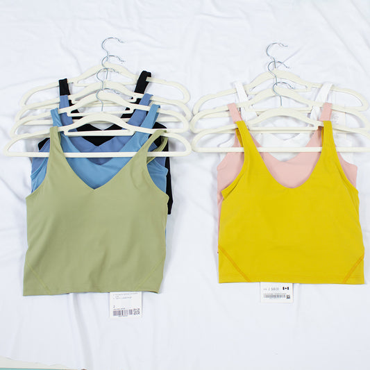 Ladies U Shape Sports Vest Yoga Wear