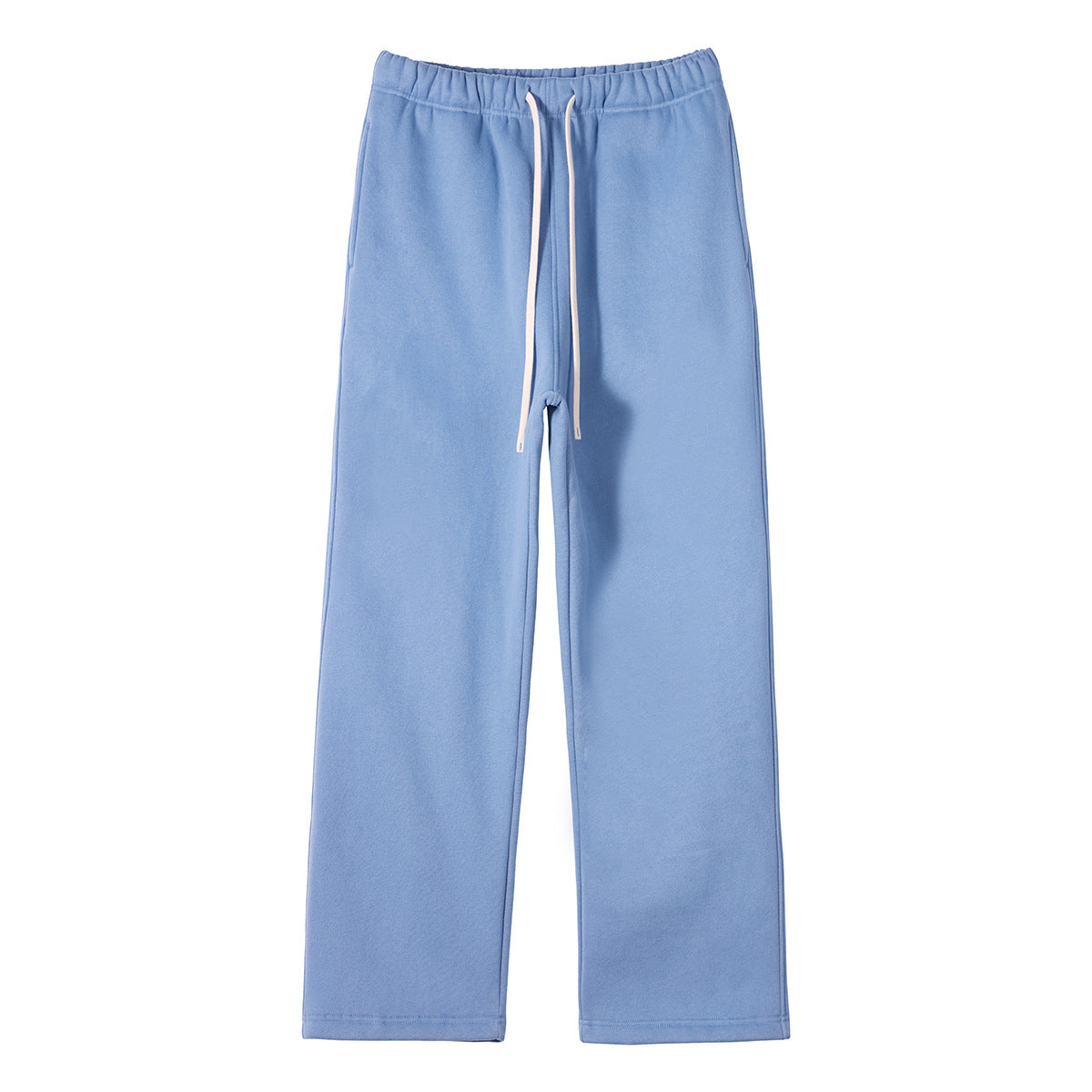 Fleece-lined Thickened American Zipper Men's Sweater And Pants