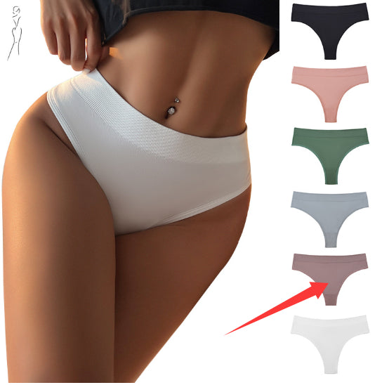 High-Waisted Tummy-Control Sports Briefs Comfortable And Breathable