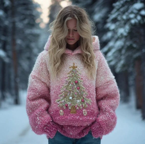 Halloween Hat Long Sleeve Sweater Autumn And Winter Women's Clothing