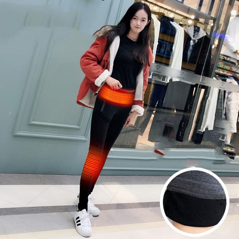 Smart temperature control heating pants usb charging