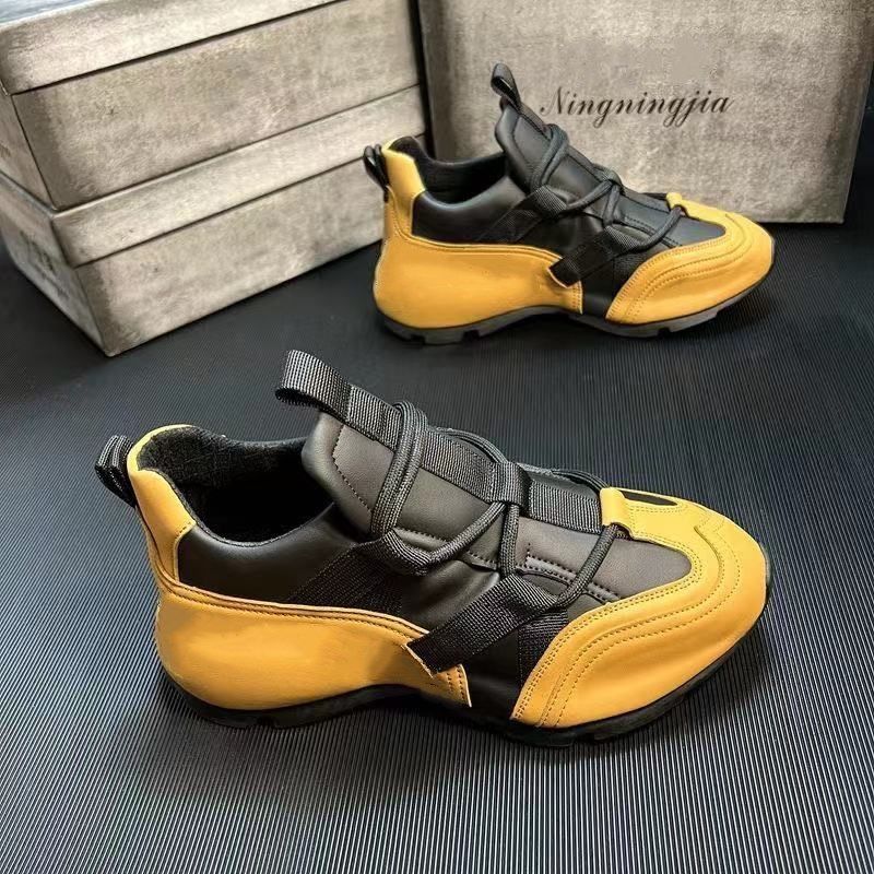 Women's Plus Size Thick Sole Colorblock Casual Sports Shoes