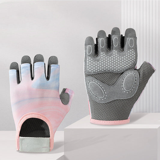 Women's Fashion Anti-slip Shock Absorption Wear-resistant Breathable Anti-callus Gloves