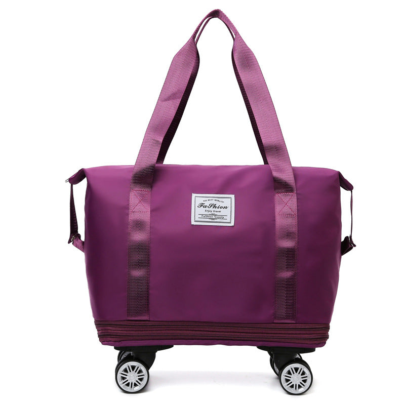 Universal Wheel Expandable Luggage Oversized Capacity Travel Bag
