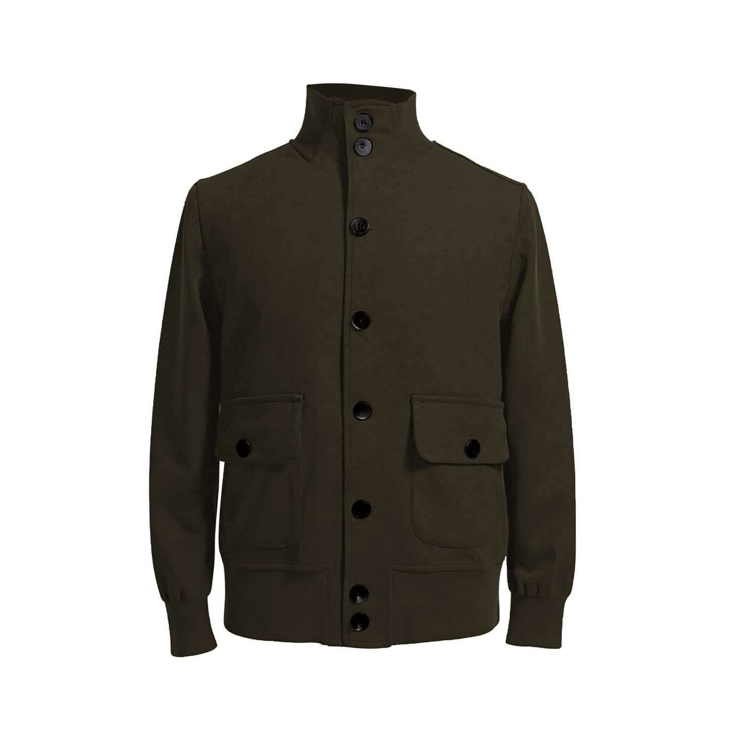 Men's Retro Spring And Autumn Deerskin Velvet Jacket