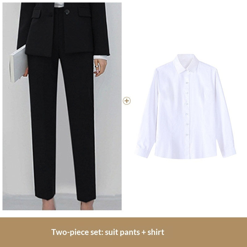 Black Suit Professional Attire Formal Business Wear Work Uniform