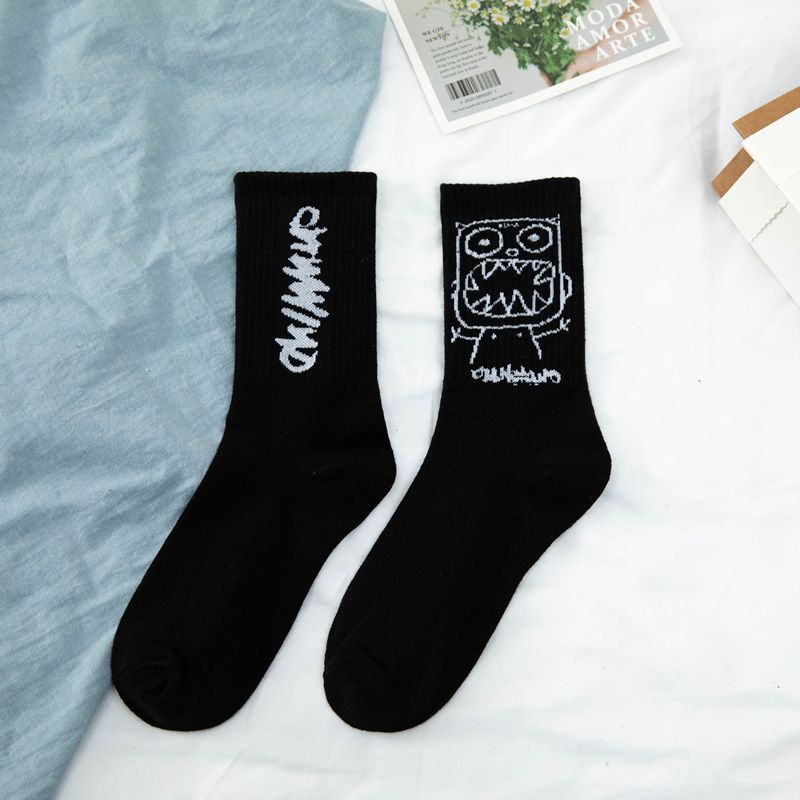Korean Version Of Street Skateboard Basketball Socks