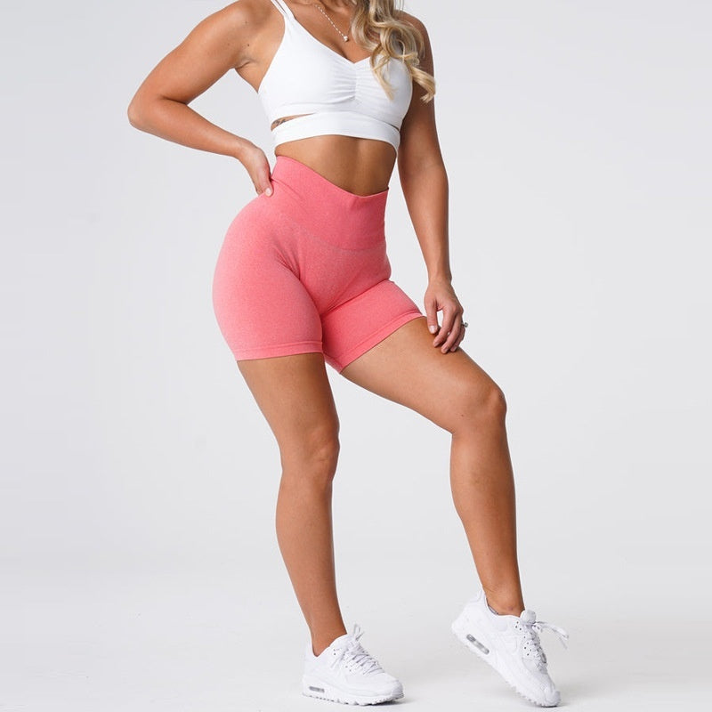 Womens Stretchy Quick-drying Yoga Shorts For Europe And The US