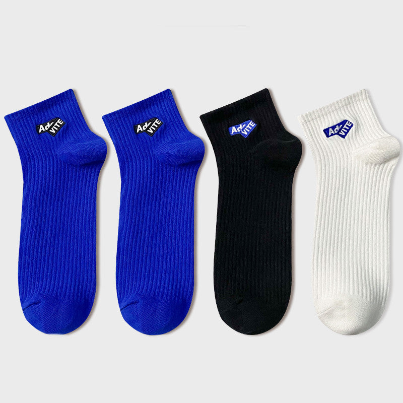 Cotton Deodorant And Sweat-absorbing Socks