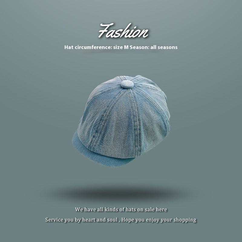 Blue Advance Hats Spring And Autumn Painter Cap Women's Casual Fashion