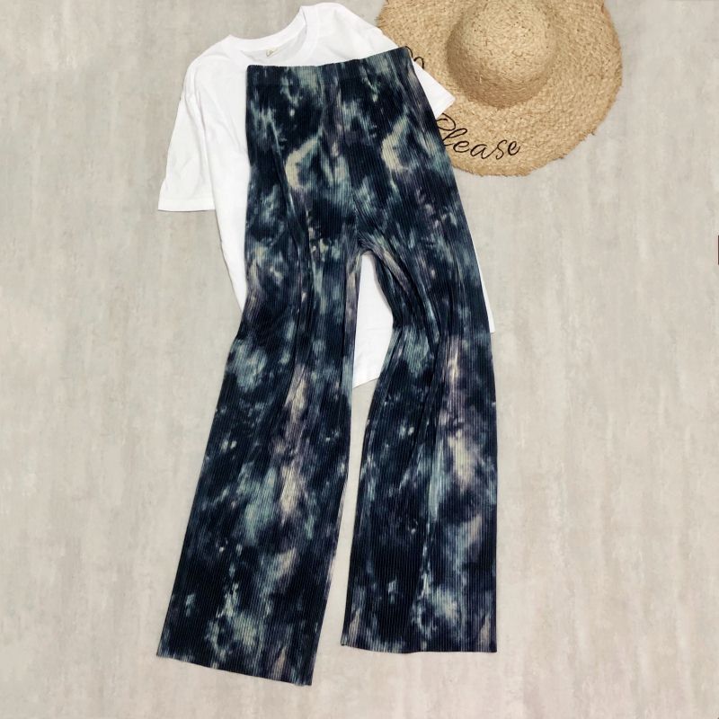 Spring And Summer Women's Wide-legged Pants High Waist Pleated