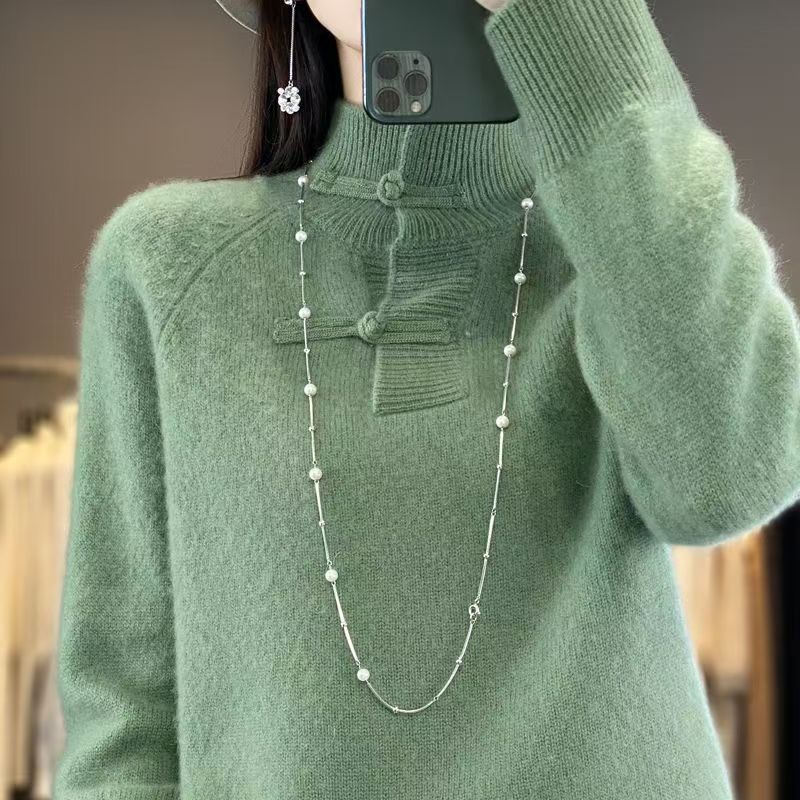 National Style Sweater Sweater Thickened Warm Stylish Shirt Long Sleeve
