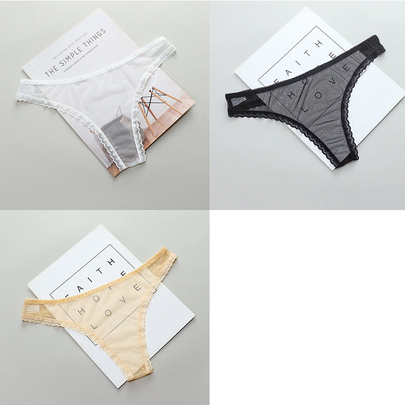 Ladies Fashion Full Transparent Panties T-Line